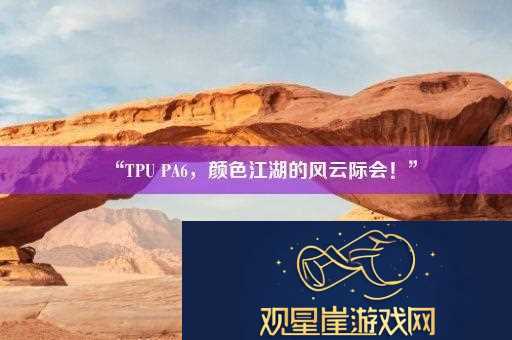 “TPU-PA6-颜色江湖的风云际会!”