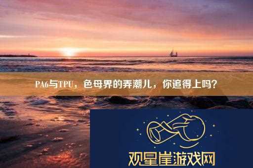 PA6与TPU-色母界的弄潮儿-你追得上吗